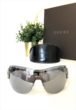 GG 2711/S Gucci HorseBit Oversized Rimless Sunglasses