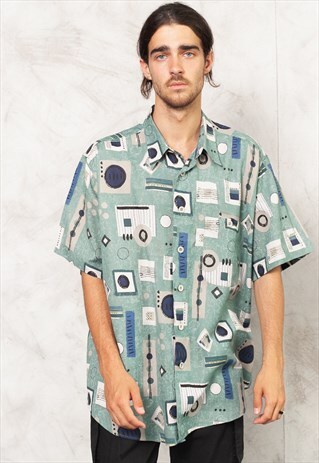VINTAGE MEN SUMMER SHIRT