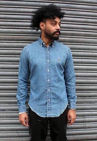VINTAGE DENIM RALPH LAUREN SHIRT