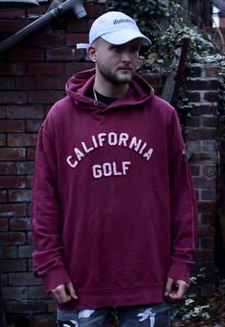VINTAGE ADIDAS CALIFORNIA GOLF HOODIE LARGE