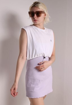Vintage Polo Ralph Lauren Reworked Cropped Top White
