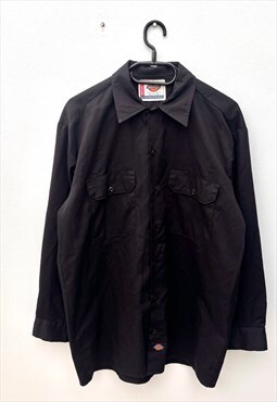Vintage dickies workwear black shacket jacket medium 
