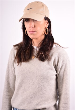 NIKE WOMENS VINTAGE CAP ONE SIZE BEIGE 90'S