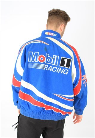 NASCAR 90S VINTAGE LOGO SPONSORSHIP SPORTS RACING JACKET