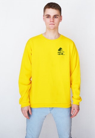 YELLOW PINEAPPLE OCEAN (GREEN) SWEATSHIRT