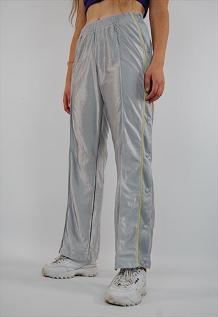 SILVER CHAMPION POPPERS TEARAWAY BASKETBALL JOGGERS