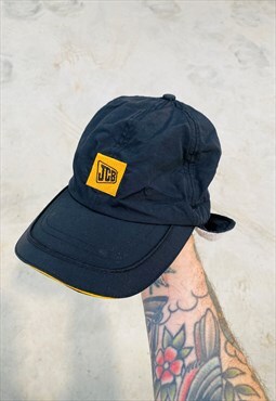 Vintage JCB Winter Embroidered Hat Cap