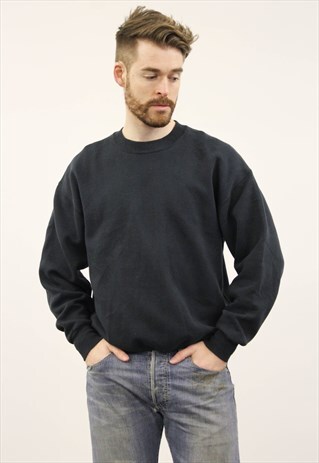 VINTAGE 1990S DARK GREY SWEATER