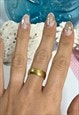 1990S SIMPLE GOLD BAND RING