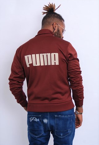 VINTAGE PUMA 1/4 ZIP TRACKSUIT TOP JACKET