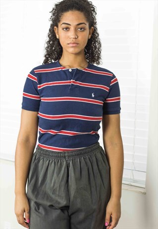 VINTAGE POLO RALPH LAUREN T-SHIRT LOGO 90S X 7.1