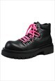 SKIING STYLE BOOTS TRACTOR SOLE ANKLE SHOES MOUNTAIN TRAINER