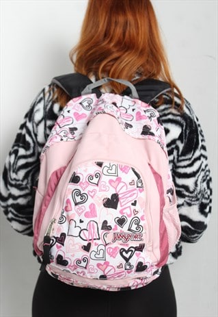 VINTAGE JANSPORT BACKPACK RUCKSACK PINK