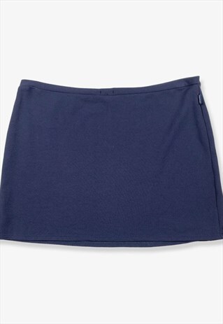 VINTAGE NAUTICA TENNIS SPORT SKIRT NAVY BLUE LARGE BV13471