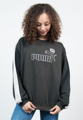 90'S PUMA CREW NECK SWEATSHIRT JUMPER