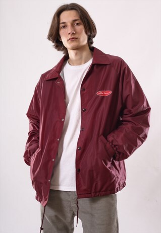 90'S VINTAGE MENS LEVIS WINDBREAKER COACH SHIRT JACKET