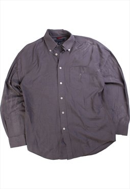 Vintage  Tommy Hilfiger Shirt Plain Long Sleeve Button Up
