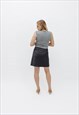 VINTAGE 90S OFFICE SIREN ASYMMETRIC MINI SKIRT