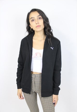 VINTAGE 90'S PUMA BLACK SPORTS JACKET