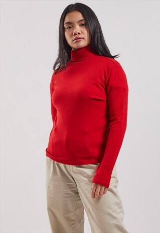 VINTAGE RALPH LAUREN ROLL-NECK TOP