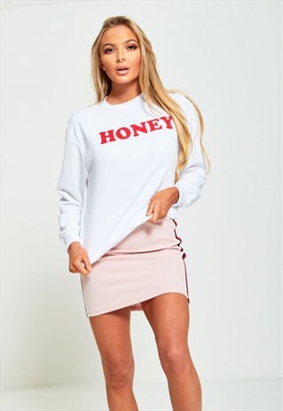 WHITE HONEY SNUG BOO JUMPER