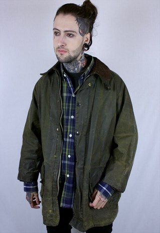 VINTAGE BARBOUR GAMEFAIR WAXED JACKET
