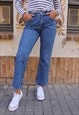 Mid Rise Jeans in Blue