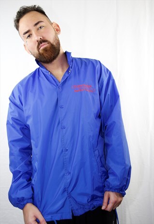 VINTAGE PURPLE COACH JACKET