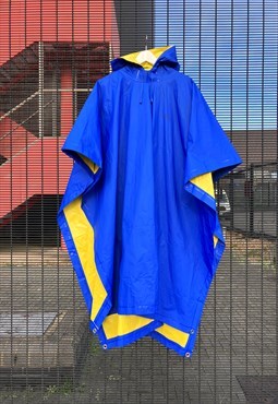 STEARNS RAIN CAPE PONCHO full length Hood Vintage deadstock 