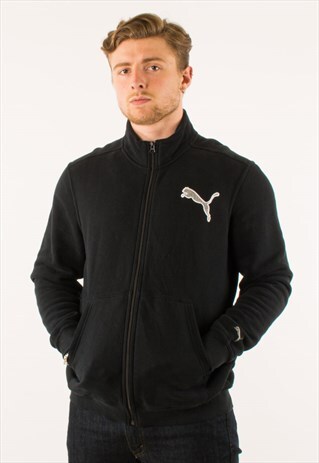 VINTAGE NAVY PUMA FULL ZIP SWEATSHIRT