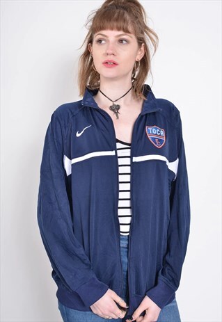 VINTAGE NIKE TRACK JACKET BLUE