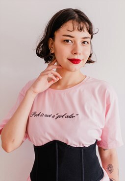 Pink oversize t-shirt