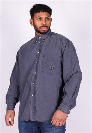 VINTAGE TRUSSARDI JEANS SHIRT S1498