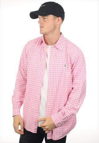 VINTAGE RALPH LAUREN CHECK LONG SLEEVE SHIRT