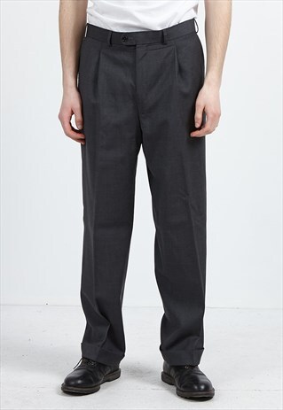 VINTAGE GREY BURBERRY TROUSERS BOTTOMS