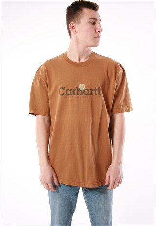 90S VINTAGE CARHARTT 1889 GRAPHIC OLDSCHOOL T-SHIRT 14066