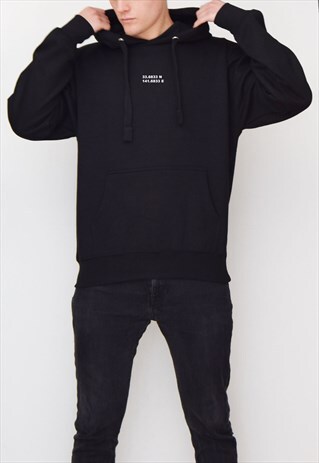 BLACK COORDINATES HOODIE