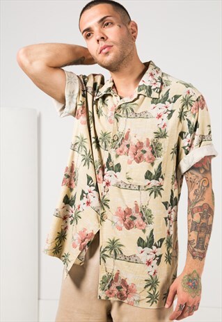 VINTAGE 80S HAWAIAN SHIRT / S1613