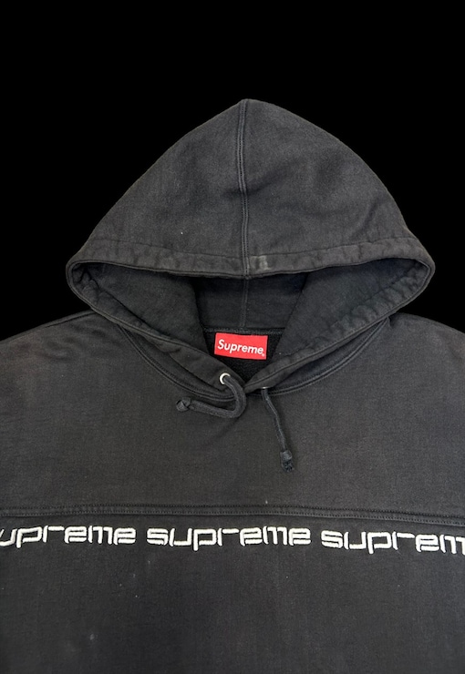 SUPREME 2023 SS WEST HOLLYWOOD BOX LOGO HOODED SWEATSHIRT BLACK S-XL DS OG  ALL