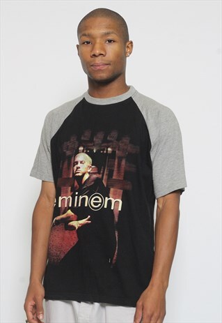 VINTAGE EMINEM PRINT LOGO HOMAGE BAND T-SHIRT