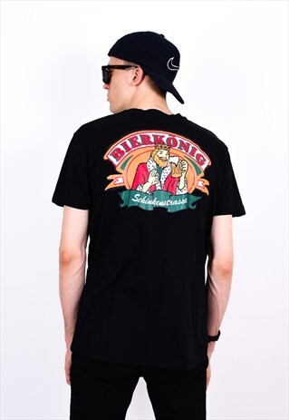 VINTAGE 90S BLACK BEER KING T-SHIRT