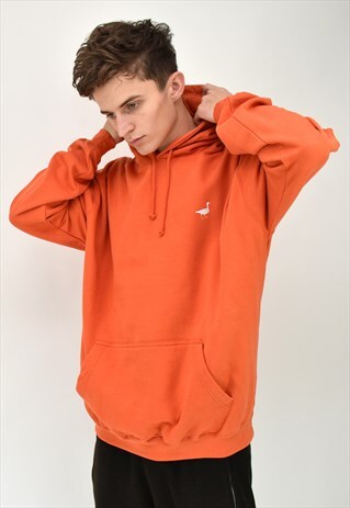 G&G UNISEX BURNT ORANGE GOOSE HOOD