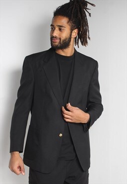 Vintage 80's Blazer Jacket Black
