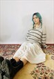 VINTAGE COTTAGECORE BOHO TOG GRANDAD JUMPER