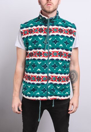 VINTAGE FLEECE GILET TOP