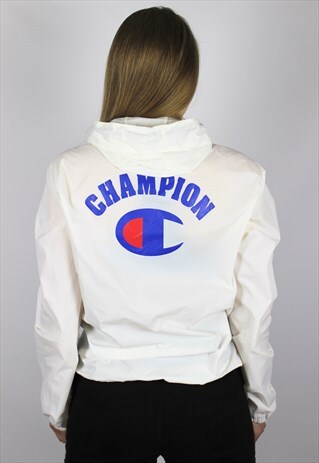 VINTAGE JUNIOR CHAMPION BIG LOGO WINDBREAKER JACKET