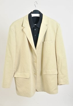 Vintage 00s cotton blazer jacket