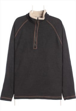 Vintage 90's Columbia Sweatshirt Quarter Zip Sherpa Lined