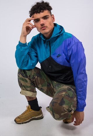 90S VINTAGE NIKE WINDBREAKER TRACKSUIT JACKET 1/4 ZIP