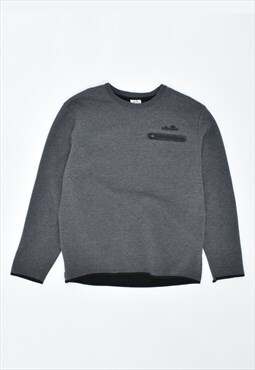 Vintage 90's Ellesse Sweatshirt Jumper Grey